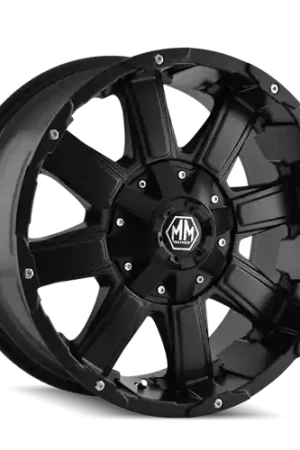 One Day Deal Mayhem 8030 Chaos 20x9 / 8x165.1 BP / -12mm Offset / 130.8mm Hub Matte Black Wheel