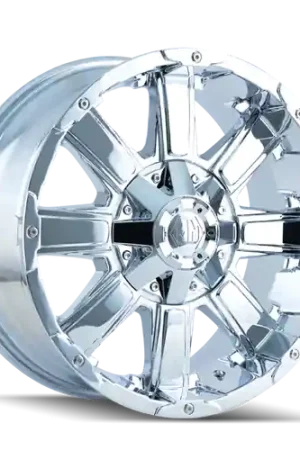 Mayhem 8030 Chaos 20x9 / 8x165.1 BP / 18mm Offset / 130.8mm Hub Chrome Wheel High Quality