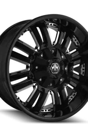 Worldwide Shipping Mayhem 8070 Assault 18x9 / 5x114.3 BP / 18mm Offset / 87mm Hub Black Wheel