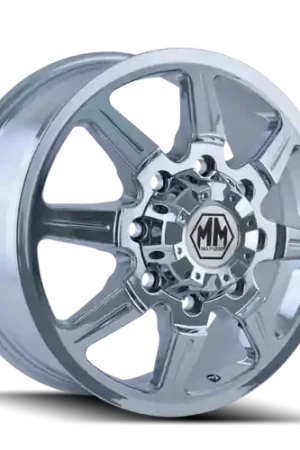 Super Sale Mayhem 8101 Monstir 20x8.25 / 8x210 BP / 127mm Offset / 154.2mm Hub Front Chrome Wheel