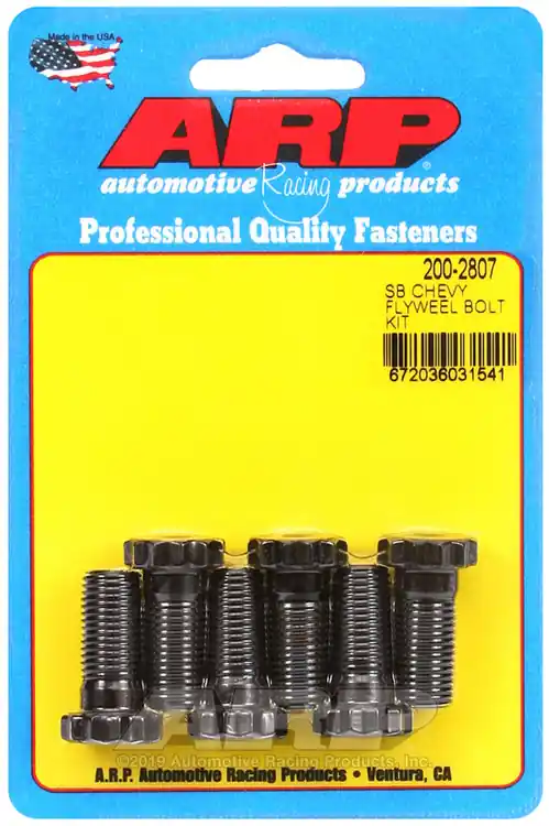 Exclusive ARP 200-2807 Chevrolet Small Block Rear Seal Flywheel Bolt Kit - 6 Pieces