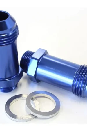 Aeroflow Carburettor Adapter - Male to -8AN (Demon/Holley) - Black Same Day Shipping