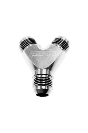 Aeroflow 3 x -10AN Y-Block - Silver Luxury