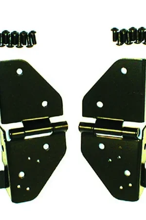 Rugged Ridge 76-86 Jeep CJ / 87-95 Jeep Wrangler YJ Black Windshield Hinges Buy Online