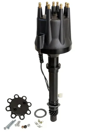 Price Drop Proflow Distributor SB & BB For Chevrolet V8 Pro Series Magnetic Pickup Mechanical Advance Black Cap