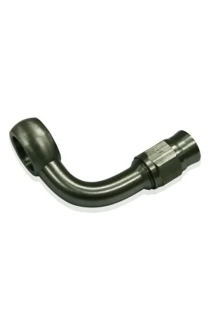 Bargain Aeroflow Stainless Steel -4AN 90 Deg Bend Banjo Eye 7/16"
