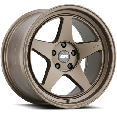 Same Day Shipping ESR Wheels CR5 18x9.5 / 5x105 BP (Custom Drill) +35 Matte Bronze