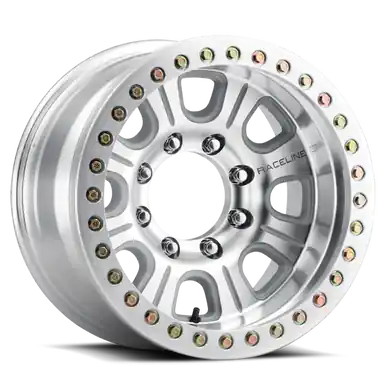 Raceline RT233 Monster 17x9.5in / 5x139.7 BP / -32mm Offset / 107.95mm Bore- Machined Beadlock Wheel - RT233-79555-32 Special Discount