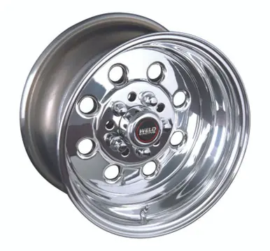 Weld Draglite 15x15 / 5x4.5 & 5x4.75 BP / 7.5in. BS Polished Wheel - Non-Beadlock - 90-515354 Genuine