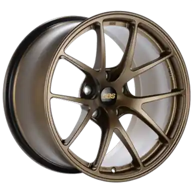 BBS RI-A 18x9.5 5x120 ET23 PFS Satin Bronze Wheel -82mm PFS/Clip Req - RIA008MBZ Hassle-Free Returns