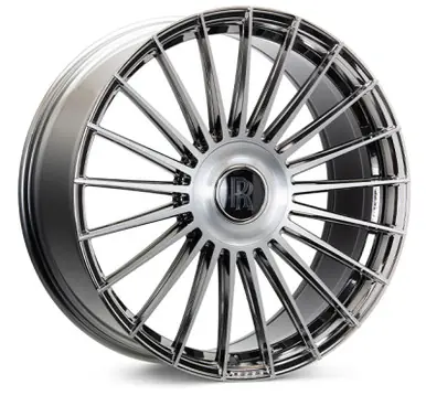 Reduced Price Vossen HF-8 22x10 / 5x150 BP / ET35 / 110.1 CB / Deep - EMC Polished / Brushed Wheel - HF8-2L41