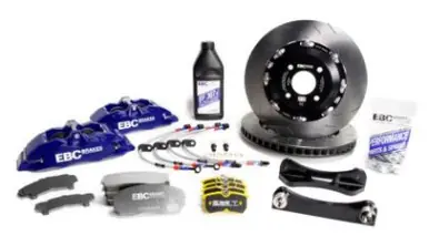 EBC Racing 92-00 BMW M3 (E36) Blue Apollo-4 Calipers 355mm Rotors Front Big Brake Kit - BBK003BLU-2 Secure Checkout