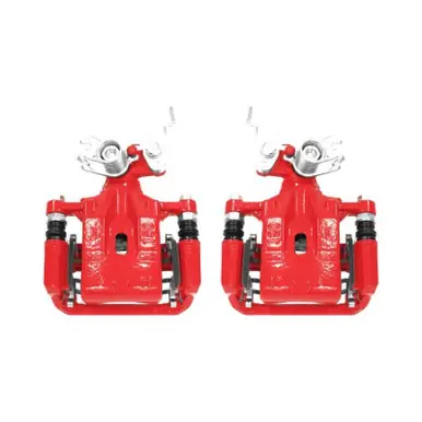 Power Stop 06-12 Ford Fusion Rear Red Calipers w/Brackets - Pair - S5002 Genuine