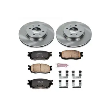 In Demand Power Stop 06-11 Hyundai Accent Front Autospecialty Brake Kit - KOE4652