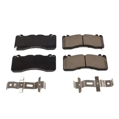 Power Stop 15-19 Ford Mustang Front Z17 Evolution Ceramic Brake Pads w/Hardware - 17-1792 Crafted