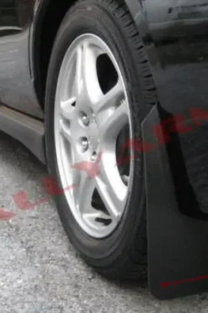 Rally Armor 02-07 Subaru WRX/STI/RS/2.5i (Wagons Req. Mod.) Basic Black Mud Flap w/Red Logo Don’t Miss Out