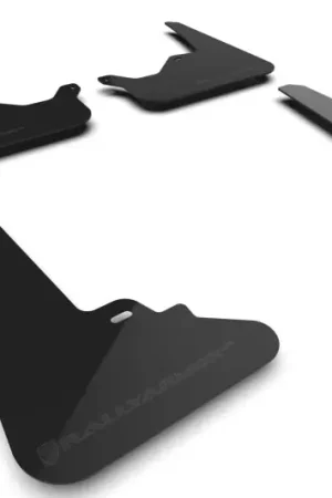 Rally Armor 21-25 Tesla Model S/ S Plaid Black UR Mud Flap w/Metallic Black Logo Bargain