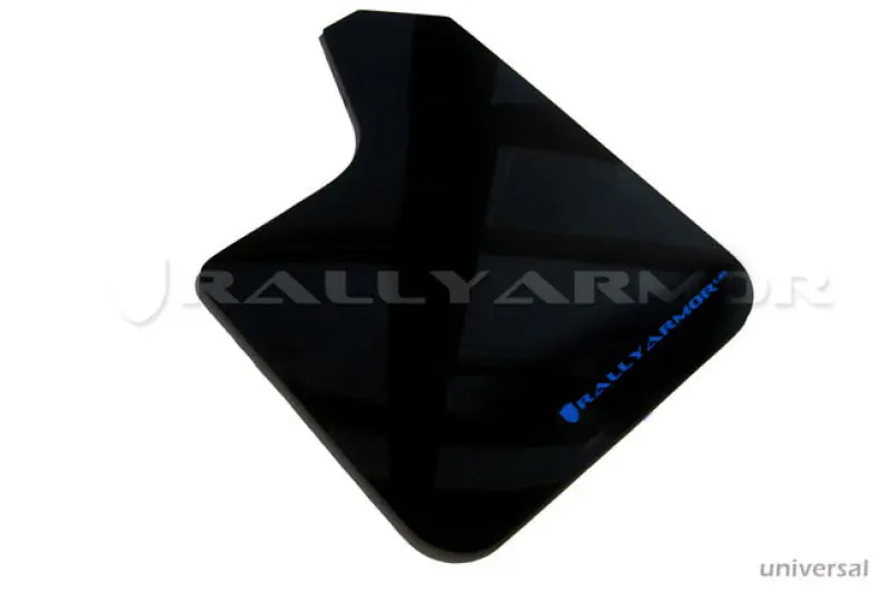 Rally Armor Universal Fit (No Hardware) Black UR Mud Flap w/ Blue Logo Hot Deal