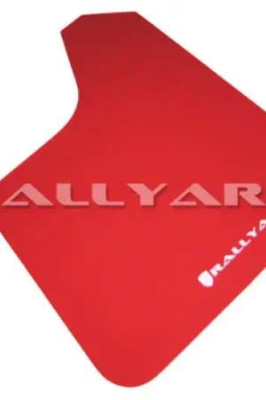 Money Back Guarantee Rally Armor Universal Fit (No Hardware) Red UR Mud Flap w/ White Logo