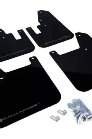 Rally Armor 98-02 Subaru Forester Black UR Mud Flap w/ Grey Logo Bulk Order