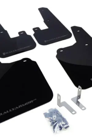 Rally Armor 10-14 Subaru Outback Black UR Mud Flap w/ Grey Logo Clearance