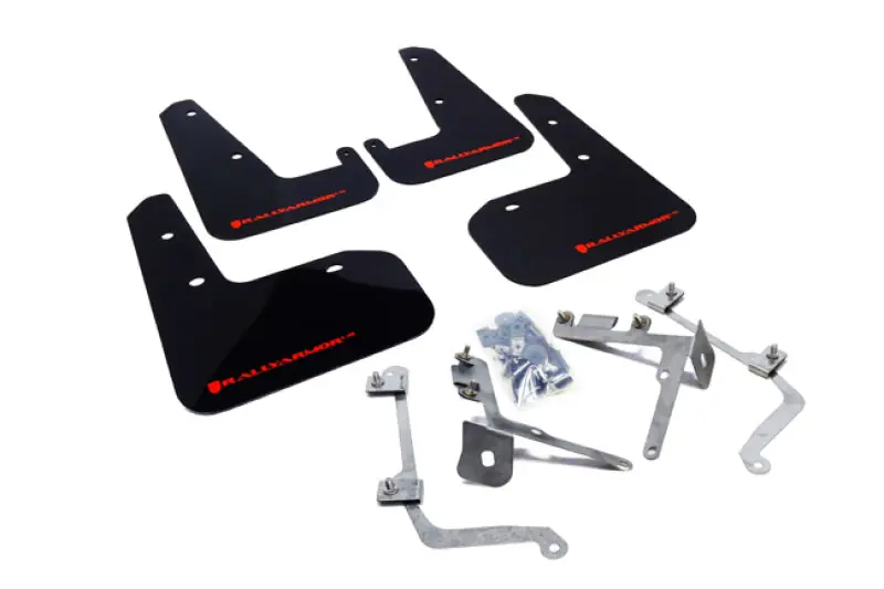 Rally Armor 11-14 Subaru WRX/STI (Sedan Only) Black UR Mud Flap w/Red Logo Limited Edition