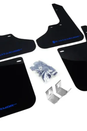 Rally Armor 93-01 Subaru Impreza RS Black UR Mud Flap w/ Blue Logo Best Price