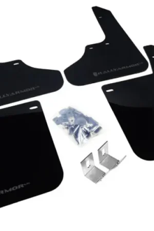 Limited Time Rally Armor 93-01 Subaru Impreza RS Black UR Mud Flap w/ Grey Logo
