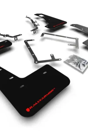 Rally Armor 09-11 Ford Focus MK2 RS Black UR Mud Flap Red Logo Save Now