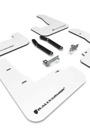 Rally Armor 19-21 Hyundai Elantra GT N Line/i30 White UR Mud Flap w/Black Logo Limited Edition