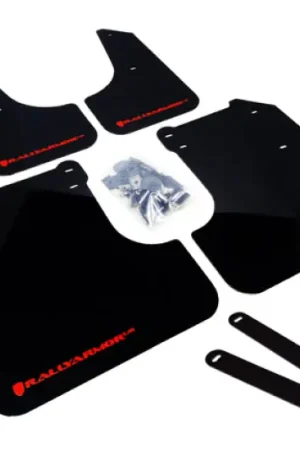 Rally Armor 08-10 Subaru WRX / 08-11 Impreza 2.5i (Hatch/Sedan) Black UR Mud Flap w/Grey Logo Direct From Manufacturer