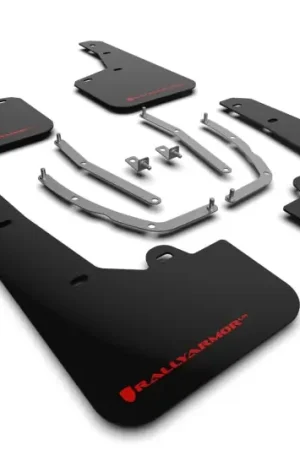 Rally Armor 22-24 Hyundai Tucson Black UR Mud Flap w/Red Logo New Arrival
