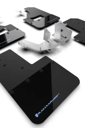 Rally Armor 21-25 Ford Bronco (Plstc Bmpr + RB - NO Rptr/Sprt) Blk Mud Flap w/Area Blue Logo Factory Price