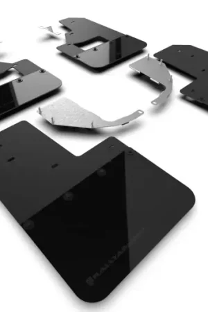 Rally Armor 21-25 Ford Bronco (Steel Bmpr + RB - NO Rptr/Sprt) Blk Mud Flap w/Met. Blk Logo Special Discount