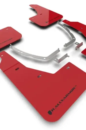 Rally Armor 22-24 Hyundai Ioniq 5 Red Mud Flap w/Black Logo Seasonal Sale