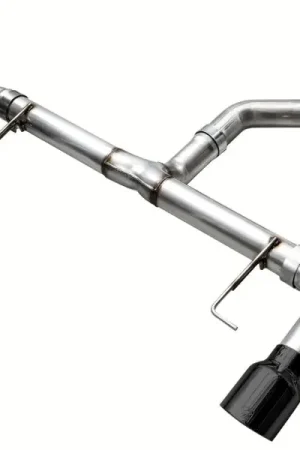 Latest AWE 19-23 BMW 330i / 21-23 BMW 430i Base G2X Track Edition Axle Back Exhaust - Diamond Black