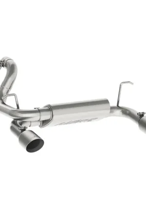 Best Choice MBRP 2018+ Jeep Wrangler (JL) 3.6L V6 Dual Rear Exit Axle Back AL Exhaust System