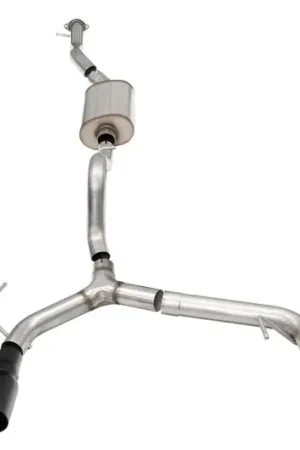 Corsa 21-25 Ford Bronco 2.3L 4-Door 2.75in Cat-Back Dual Rear Exhaust w/ 4in Straight-Cut Black Tips Buy Online