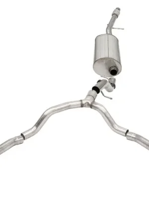 Corsa 2021-2025 Suburban / Yukon XL 5.3L 4WD Dual Rear 3in - 2.75in Sport Cat-Back DW 4in BlackTips Best Price