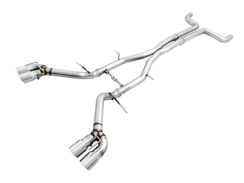 AWE Tuning 16-19 Chevy Camaro SS Non-Res Cat-Back Exhaust - Track Edition (Quad Chrome Silver Tips) Factory Price