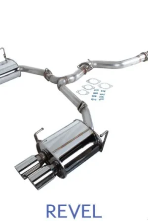 Revel Medallion Touring-S Catback Exhaust - Dual Muffler/ Quad Tip 15-17 Subaru Impreza WRX / Sti Original