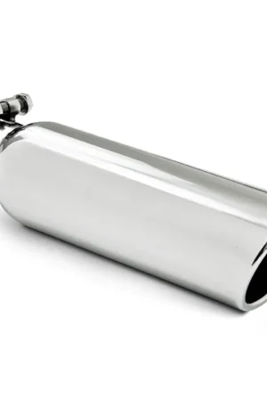 MBRP Universal Tip 3.5in OD 2.5in Inlet 12in L Angled Cut Rolled End Clampless No-Weld T304 Top Rated