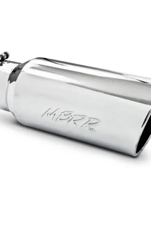 MBRP Universal Tip 7in O.D. Rolled End 5in inlet 18in length - T304 (SINGLE TIP) Budget