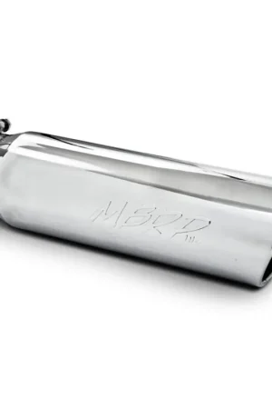 Factory Price MBRP Universal 5in OD Angled Rolled End 4in Inlet 18in Lgth T304 Exhaust Tip