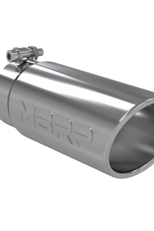 MBRP Universal Tip 4in O.D. Angled Rolled End 3 inlet 10 length Editor’s Pick