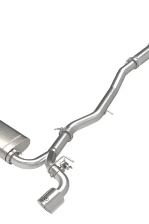 Certified aFe POWER Takeda 2021 Toyota Supra 2.0L (t) 2.5in-3in 304 SS CB Exhaust w/ Polished Tips