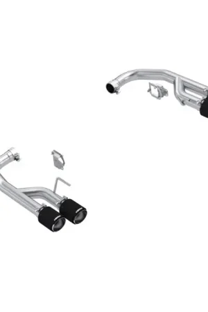 MBRP 24-25 Ford Mustang GT 5.0L T304 SS 2.5in Axle-Back Dual Rear w/ Quad Carbon Fiber Tips Money Back Guarantee