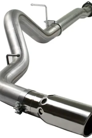 aFe MACHForce XP 4in DPF-Back SS Exhaust 5/07-10 GM Diesel Trucks V8-6.6L (td) LMM Today Only