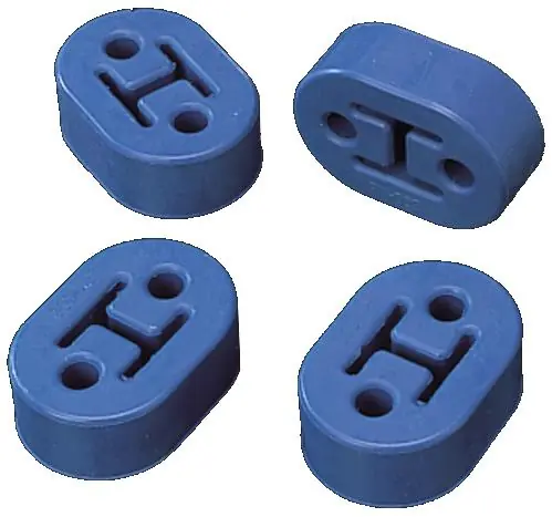 Cusco HD Exhaust Bushing Blue 9mm Hole ID x 40mm Distance (Hole to Hole) x 23mm Thickness Honda Super Sale