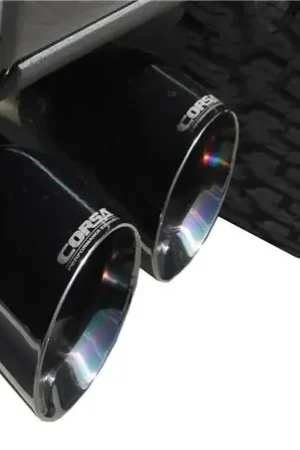 Corsa 2011-2014 Ford F-150 Raptor 6.2L V8 133in Wheelbase Black Xtreme Cat-Back Exhaust Clearance